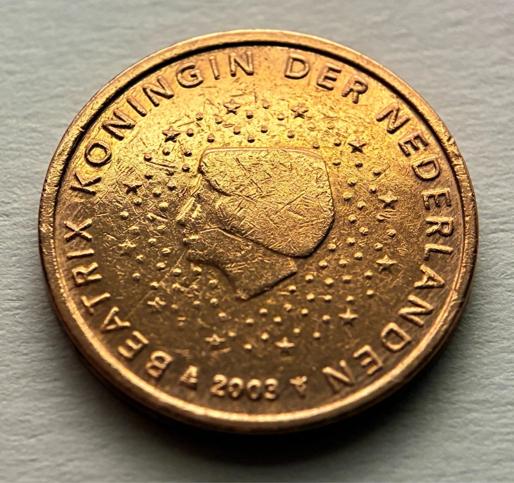 2 Cent 2003 | Niederlande | Königin Beatrix | Verkupferter Stahl Münze | schön