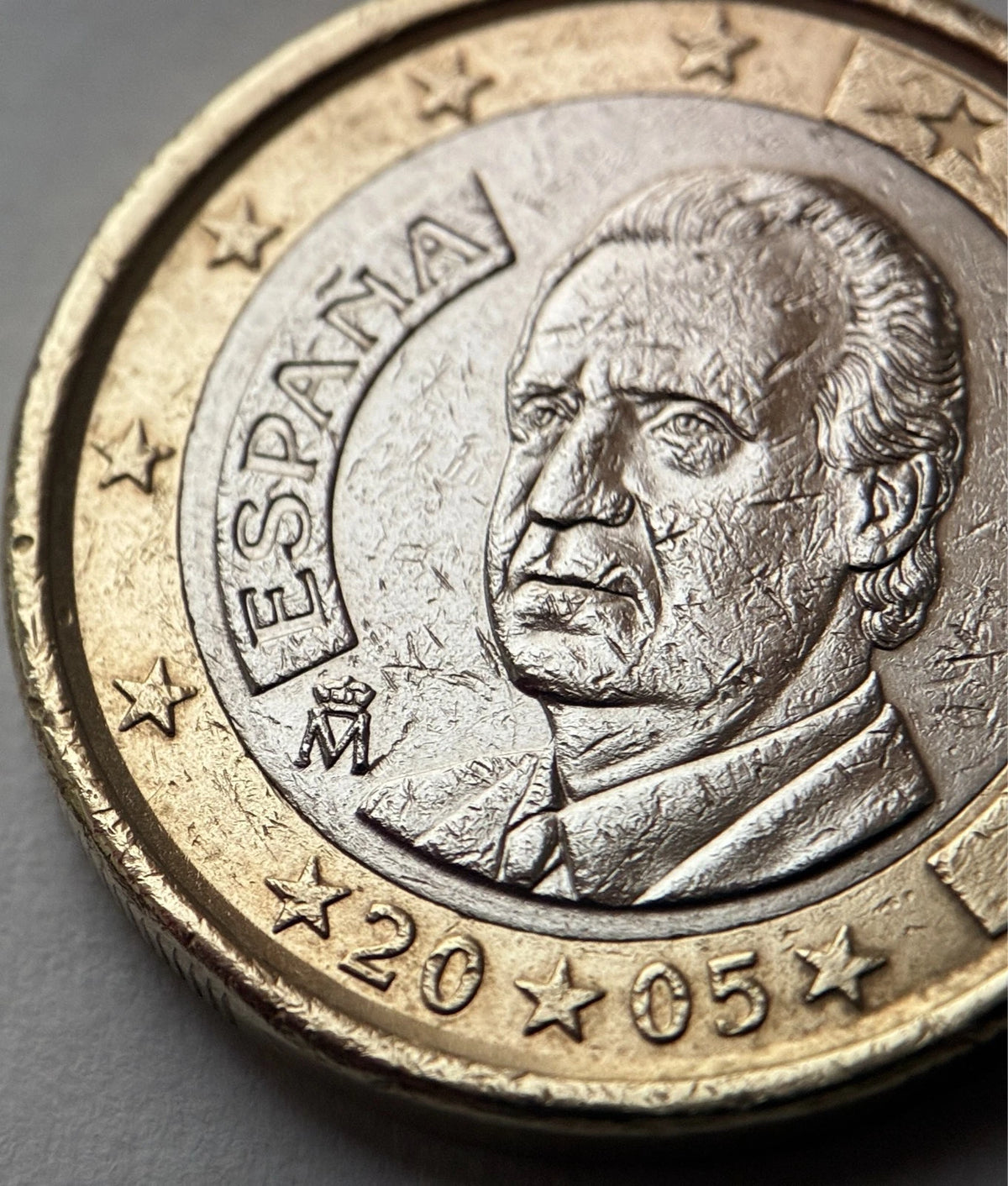 1 Euro 2005 | Spanien | König Juan Carlos I. | Bi-Metall Münze