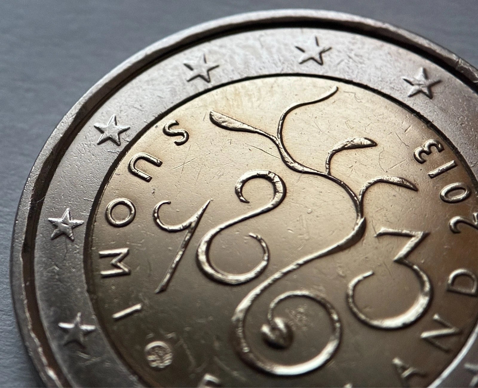 2 Euro 2013 | Finnland | 150. Jahrestag der 1. Sitzung des Parlaments | Bi-Metall Münze