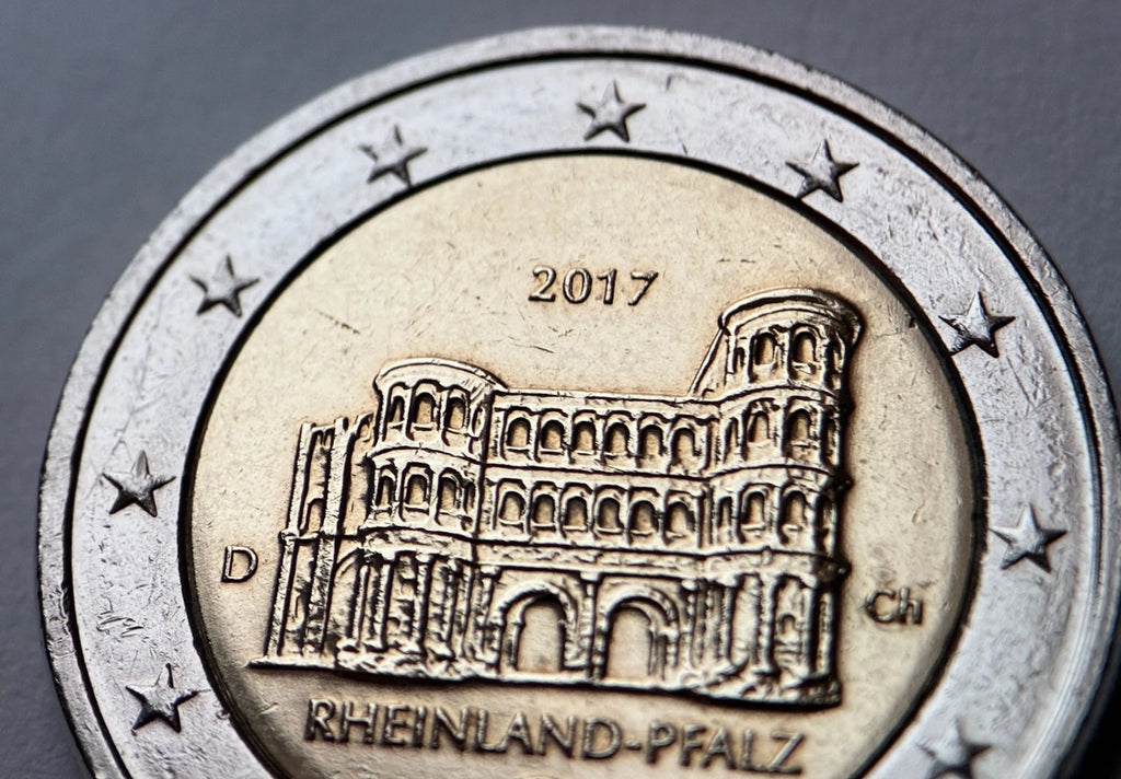 2 Euro 2017 D | Deutschland | Porta Nigra, Trier, Rheinland-Pfalz | Bundesländer-Serie | Bi-Metall Münze | schön