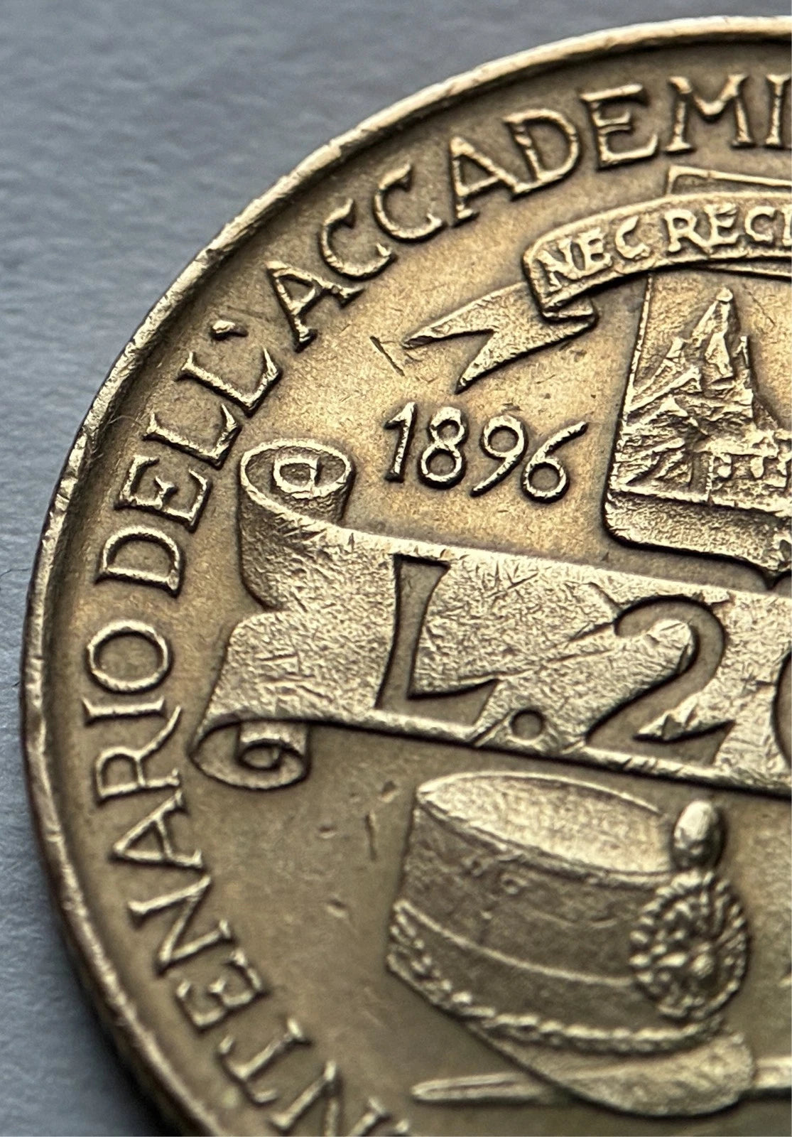 200 Lire 1996 | Italien | 100 Jahre Zollakademie Gedenkmünze