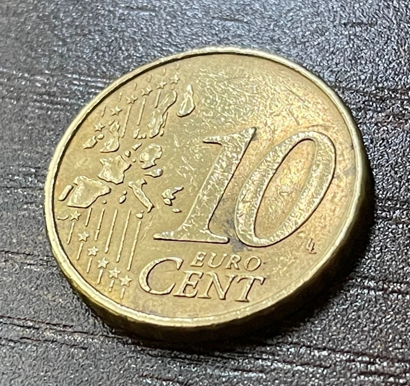 10 Cent 2002 | Portugal | sieben Burgen & fünf Wappen | Nordisches Gold Münze