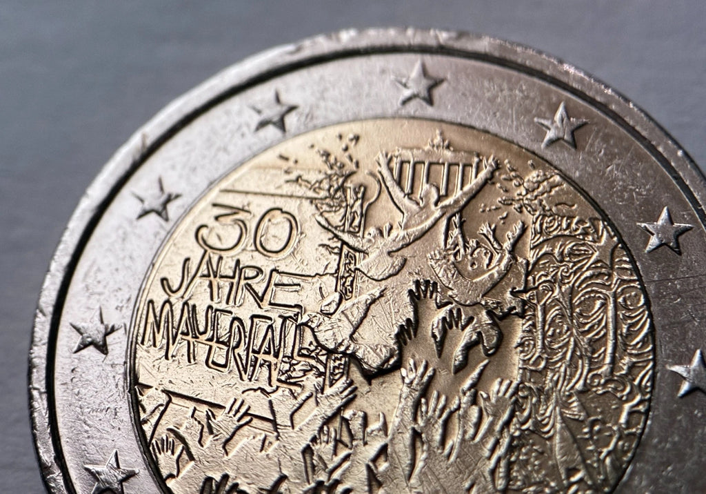 2 Euro 2019 F | Deutschland | 30 Jahre Fall der Berliner Mauer | Bi-Metall Gedenkmünze | schön