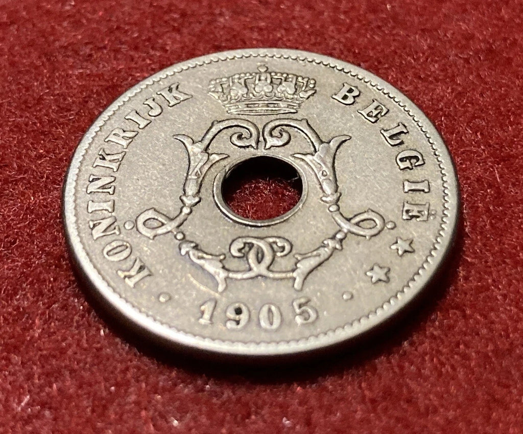 10 Centimes 1905 | Belgien | König Leopold II | Vorzüglicher Zustand