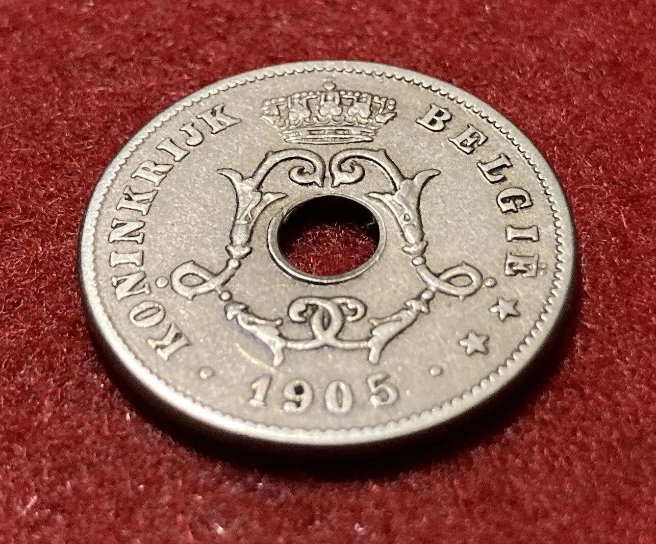 10 Centimes 1905 | Belgien | König Leopold II | Vorzüglicher Zustand