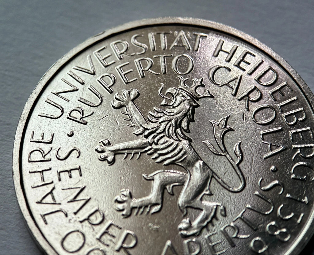 5 DM 1986 D | BRD | 600 Jahre Universität Heidelberg Gedenkmünze