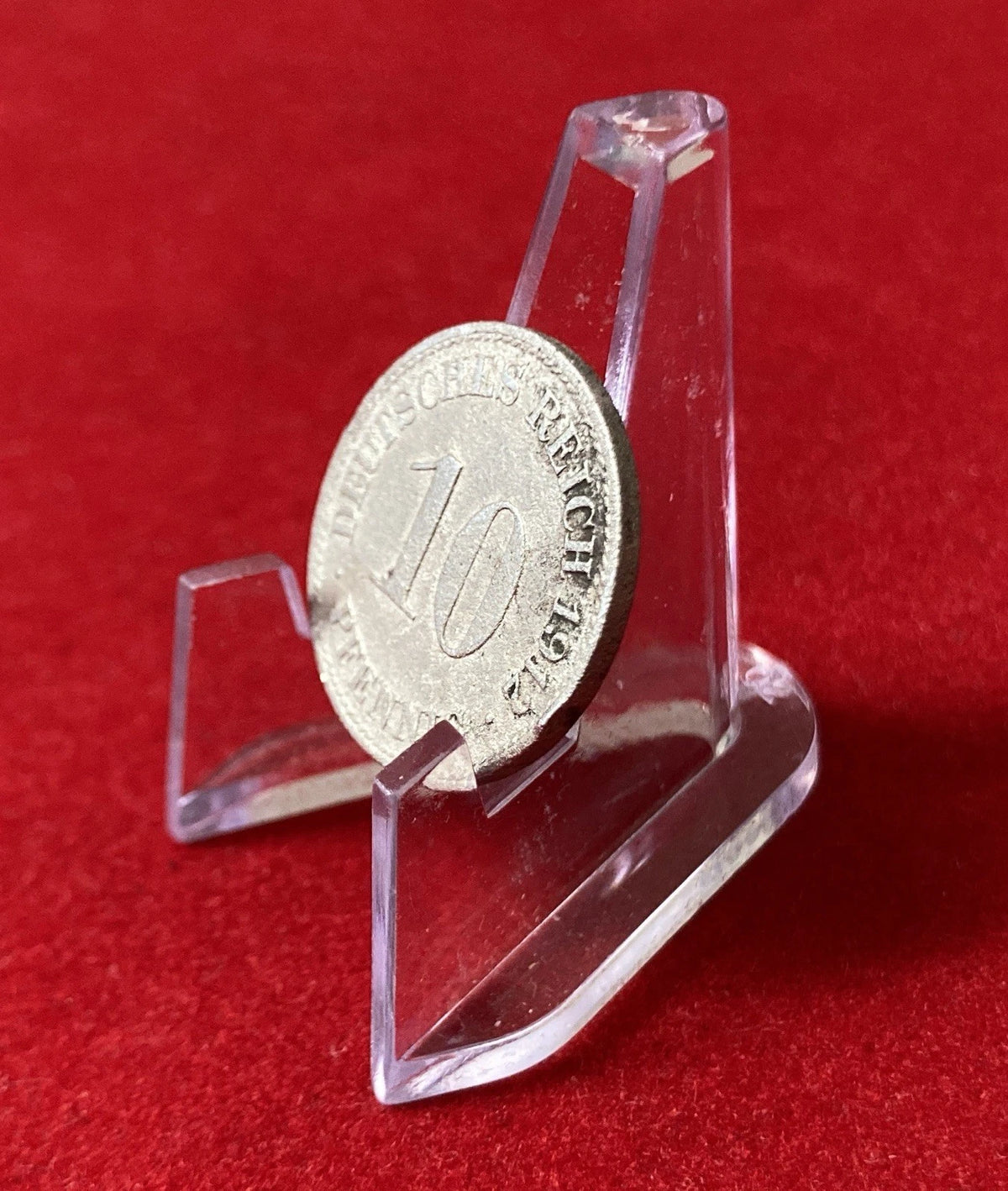 10 Pfennig 1912 A | Deutsches Reich | gekrönter deutscher Reichsadler | Kupfer-Nickel Münze