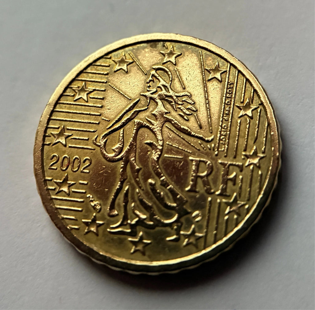 10 Cent 2002 | Frankreich | Säerin 'La Semeuse' | Nordisches Gold Münze