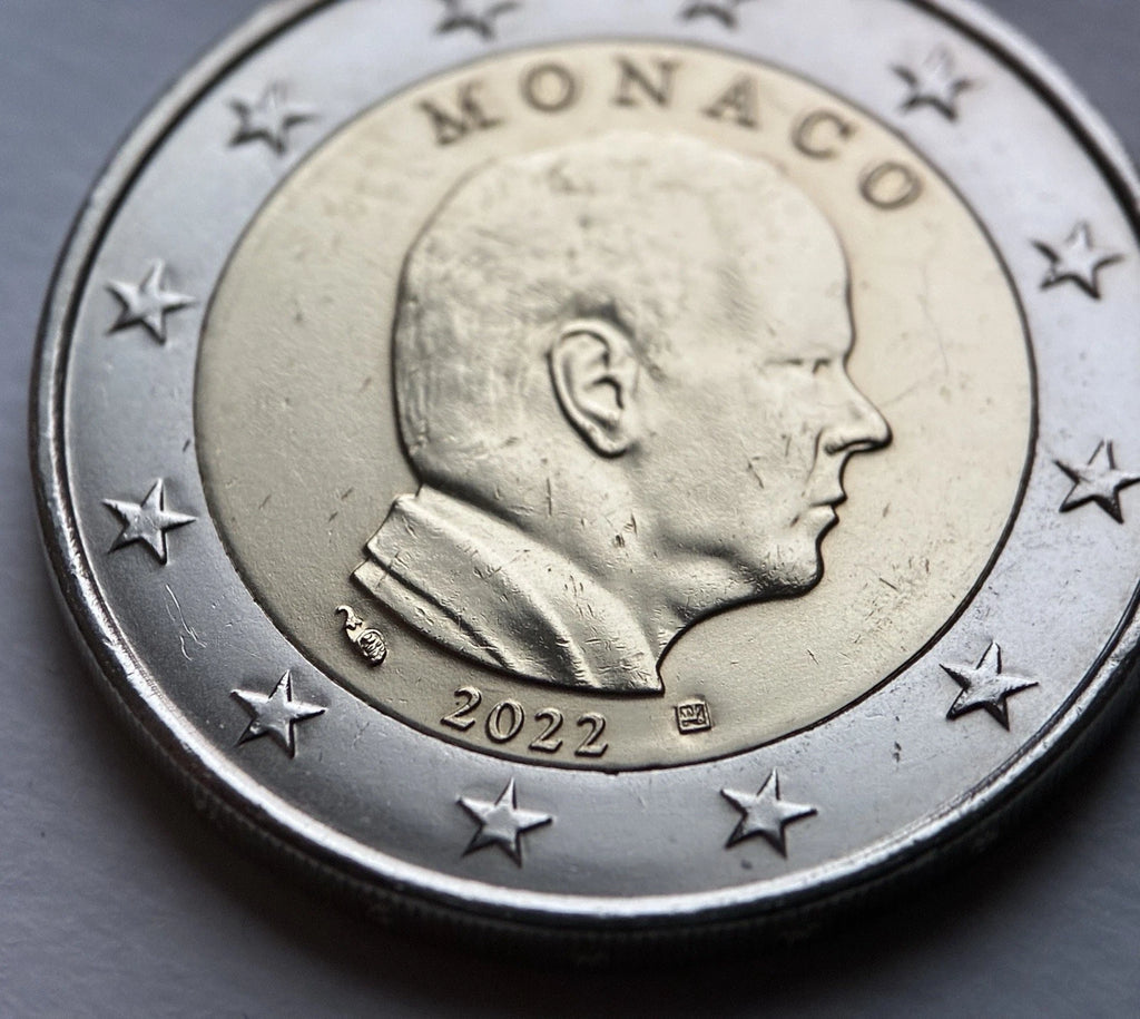 2 Euro Münze Monaco 2022 - Fürst Albert II.