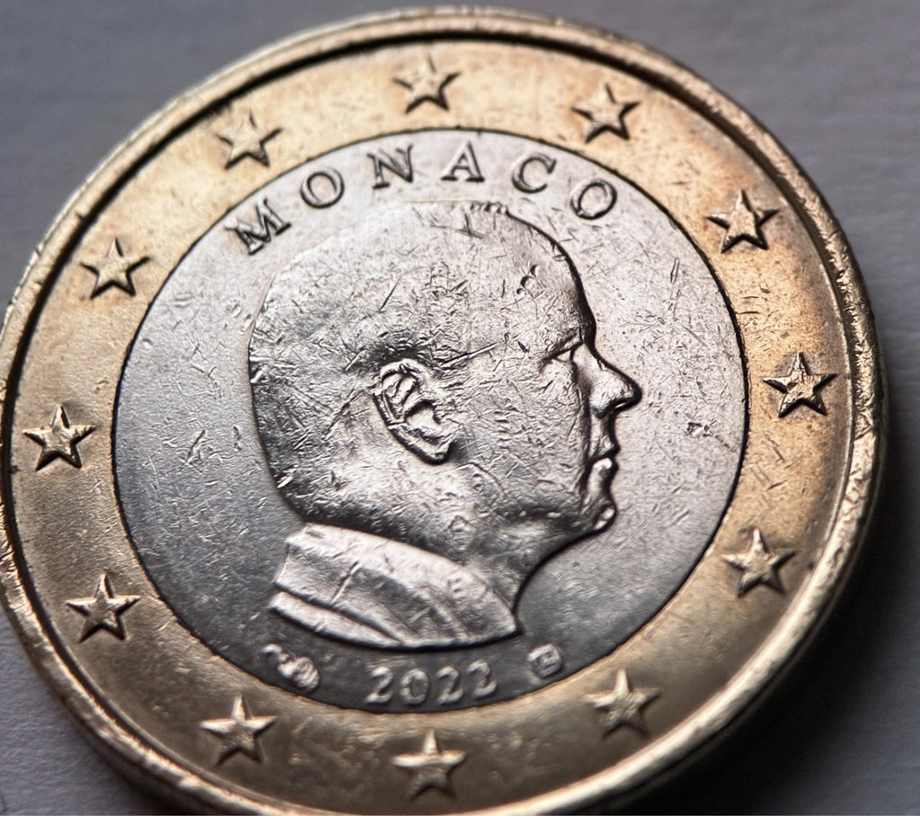 1 Euro 2022 | Monaco | Albert II. | Bi-Metall Münze