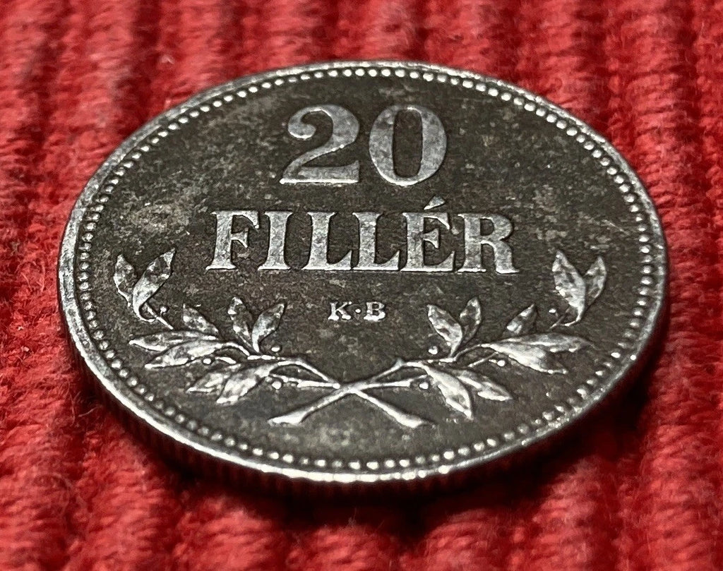 20 Fillér 1916 | Österreich-Ungarn | Karl IV. (Károly IV.) | Eisen Münze | sehr schön