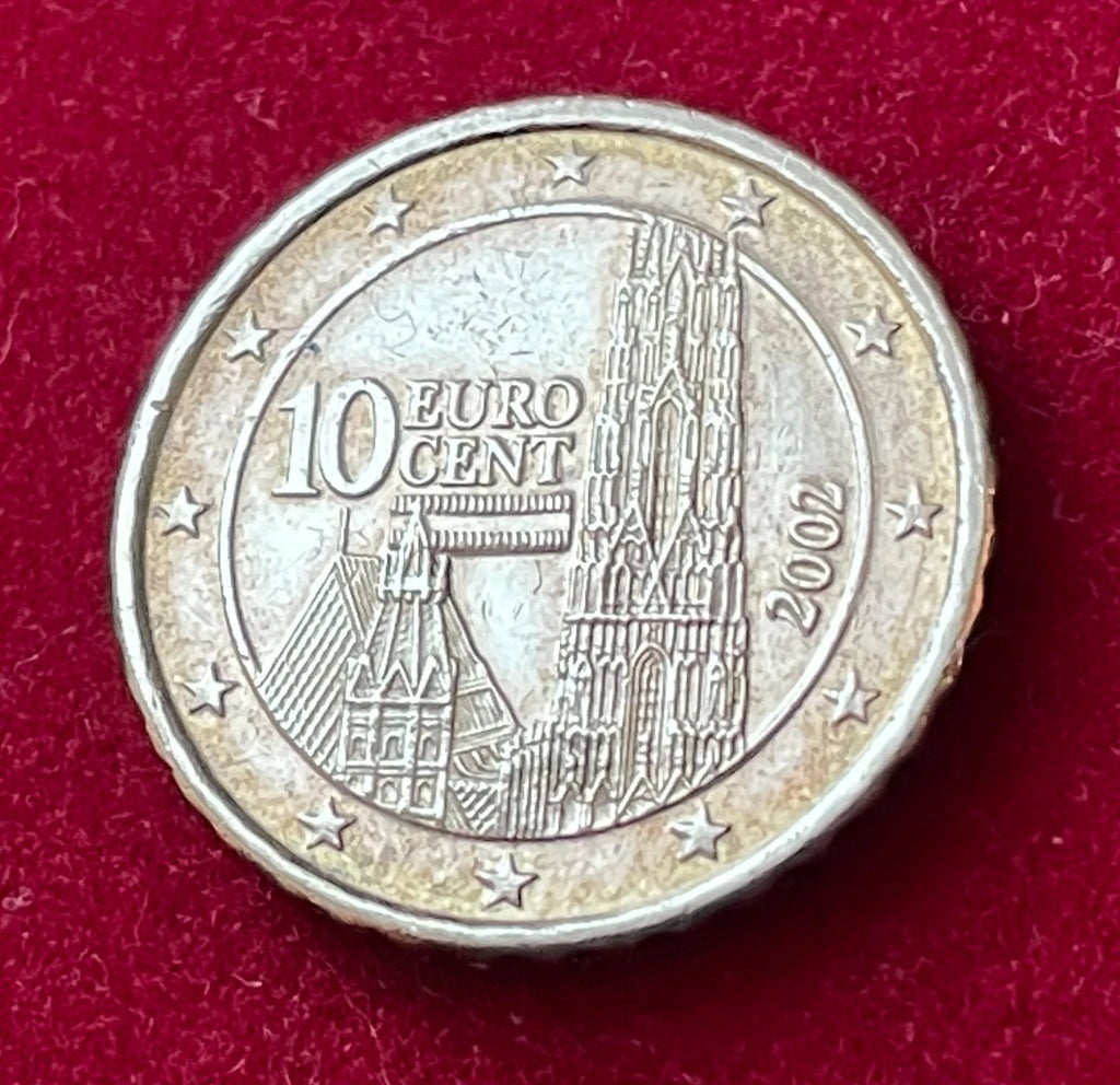 10 Cent 2002 | Österreich | Stephansdom | Nordisches Gold Münze