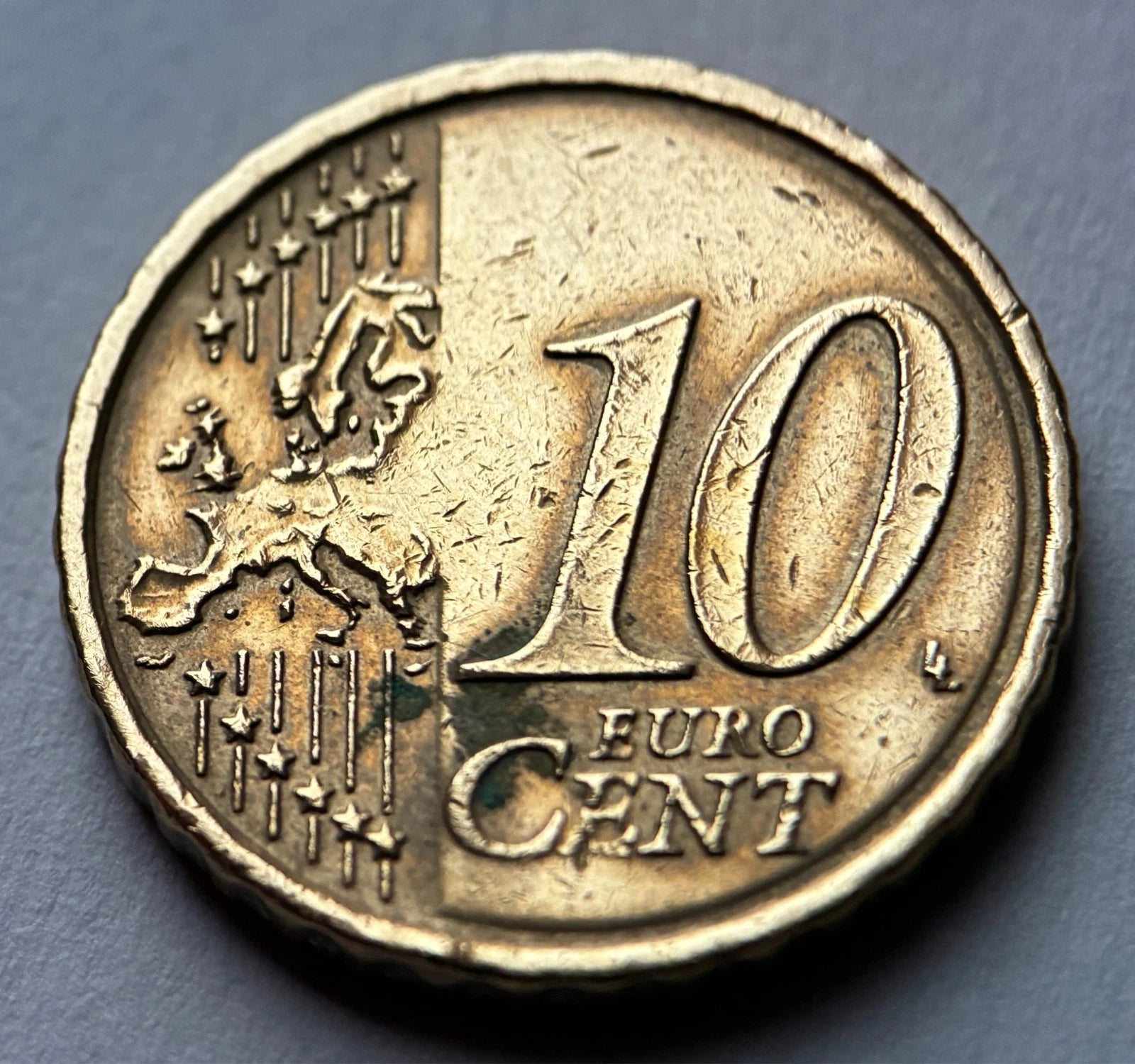10 Cent 2009 | Slowakei | Burg Bratislava | SLOVENSKO | Nordisches Gold Münze