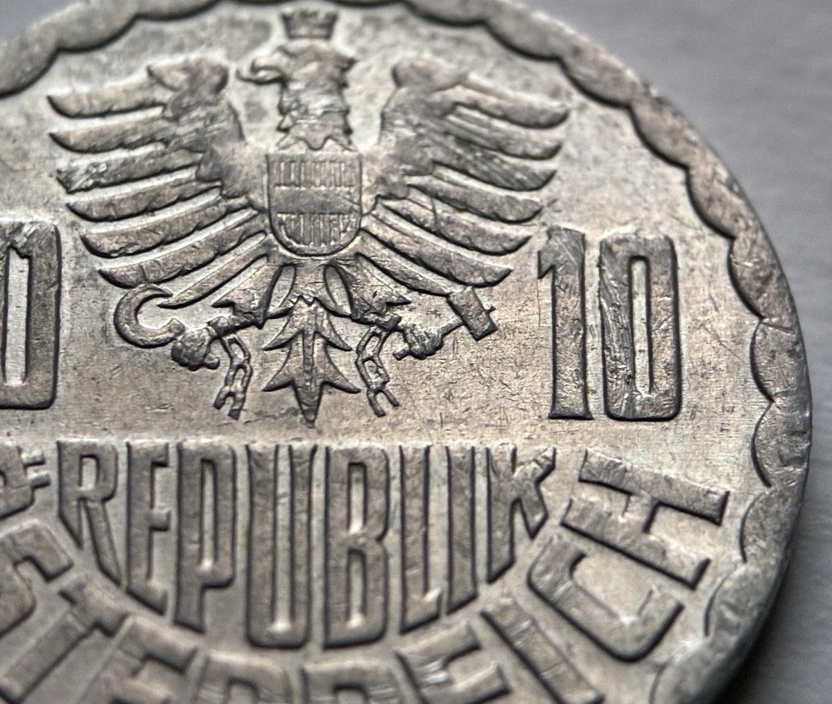 10 Groschen 1988 | Republik Österreich | Aluminium Münze