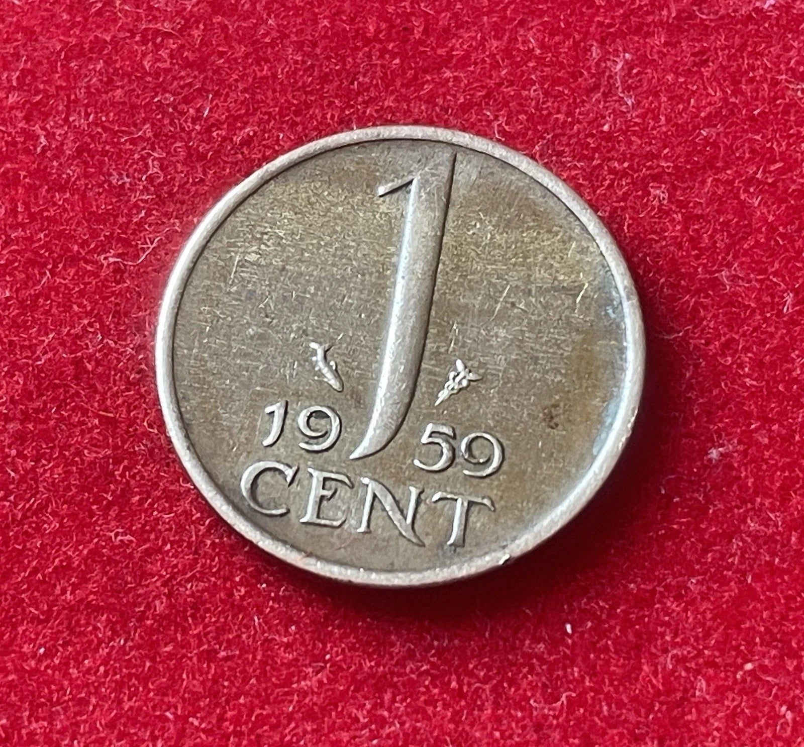 1 Cent 1959 | Niederlande | Juliana Koningin der Nederlanden | Bronze | Sehr guter Zustand