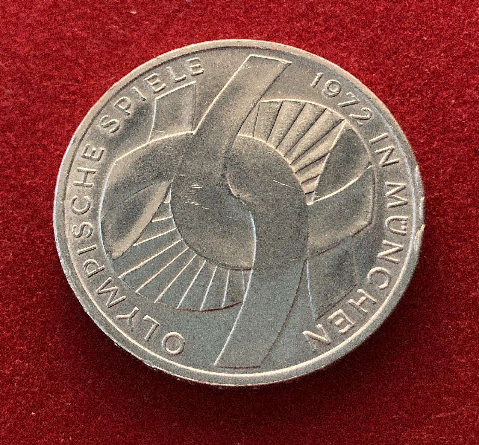 10 Deutsche Mark 1972 G | BRD | Olympische Spiele München | 625er Silber Münze | vorzüglich