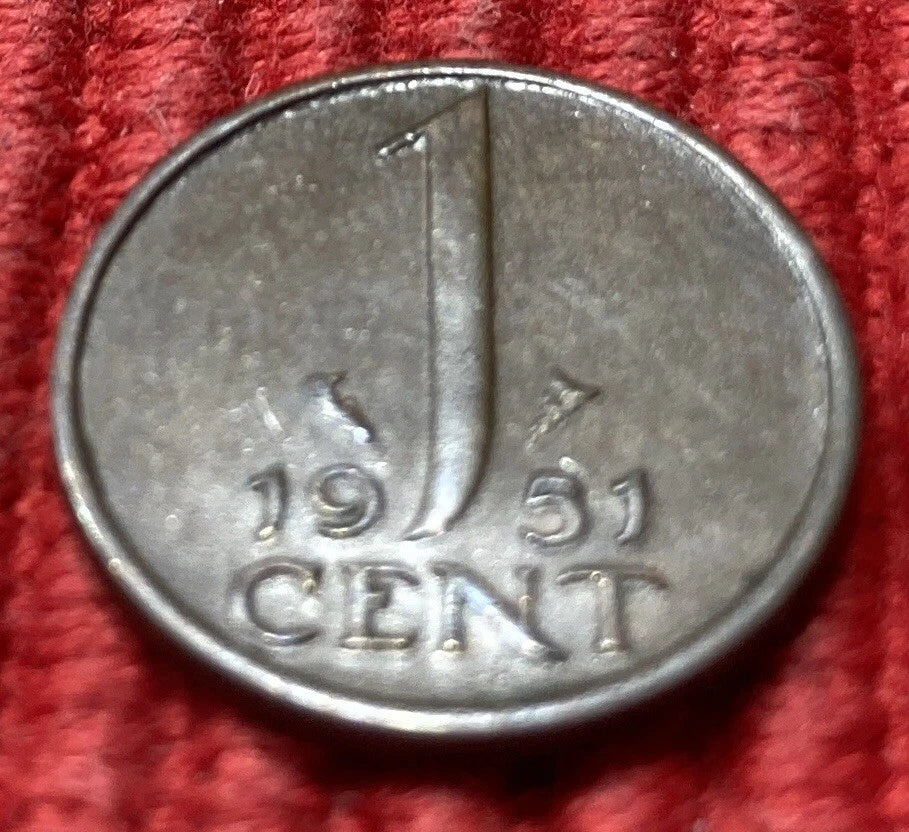 1 Cent 1951 | Niederlande | Juliana Koningin der Nederlanden | Münze aus Bronze | Sehr guter Zustand