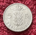 5 Franken 1965 | Belgien | König Baudouin I. | „Belgique“ | Kupfer-Nickel Münze | schön