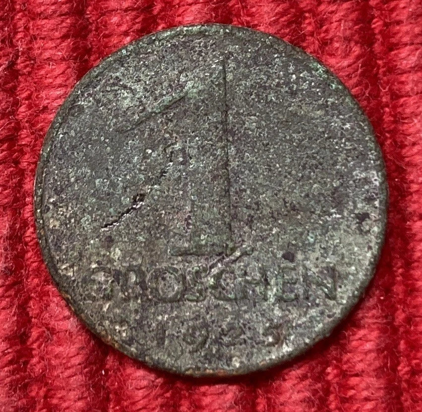 1 Groschen 1925 | Österreich | Bronze | Historische Münze 1. Republik