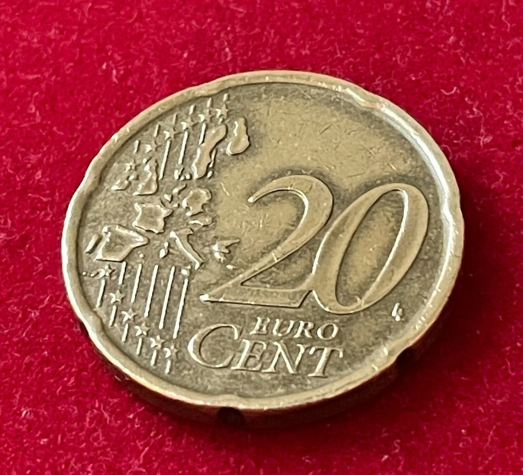 20 Cent 2002 | Portugal | sieben Burgen & fünf Wappen | Münze aus Nordischem Gold | schön