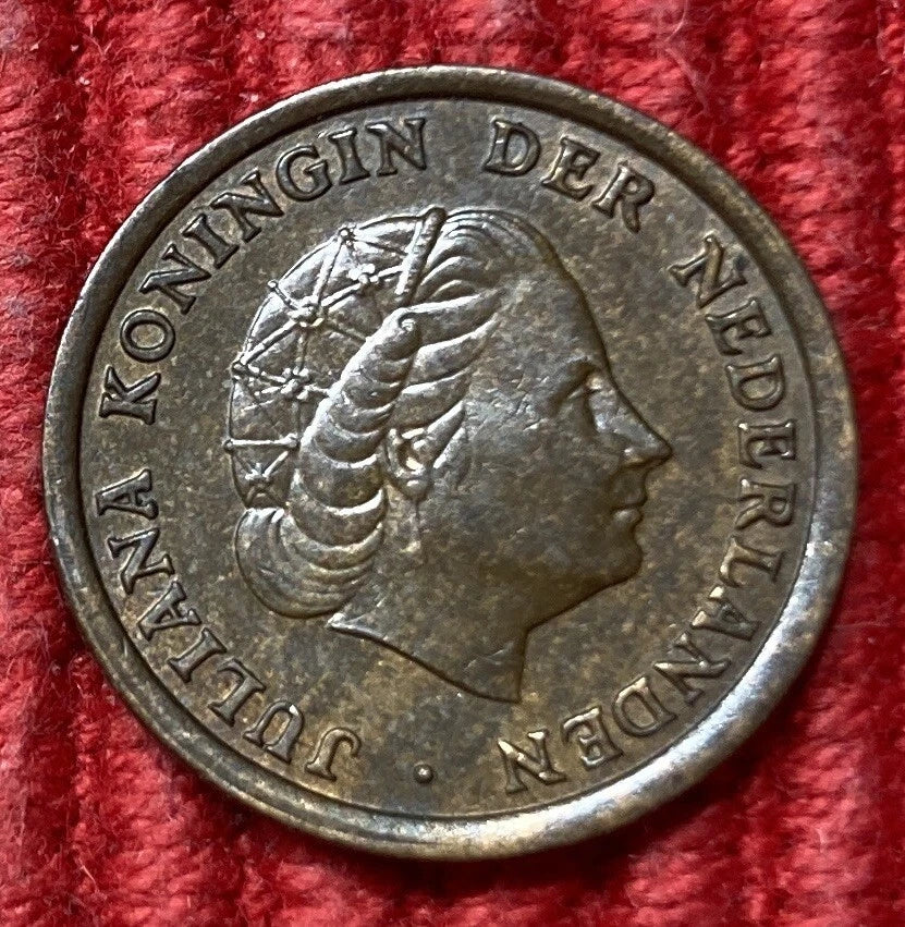 1 Cent 1953 | Niederlande | Juliana Koningin der Nederlanden | Bronze | Sehr guter Zustand