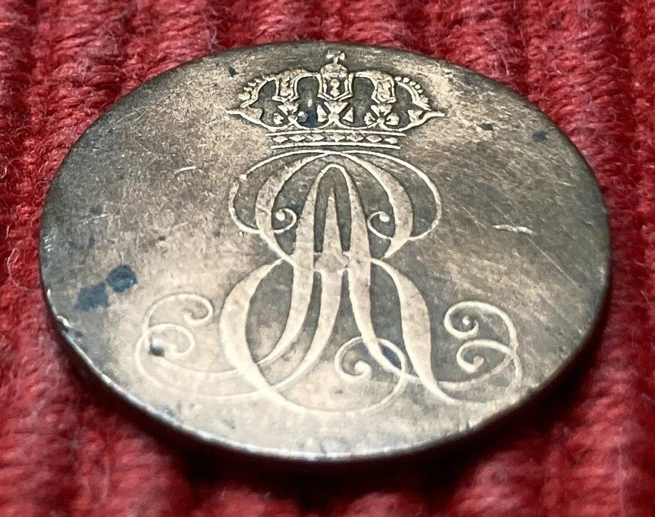 1 Pfennig 1842 S | Hannover | Gekröntes Monogramm | Kupfer-Münze