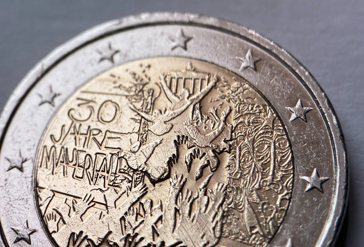2 Euro 2019 F | Deutschland | 30 Jahre Fall der Berliner Mauer | Bi-Metall Gedenkmünze | schön