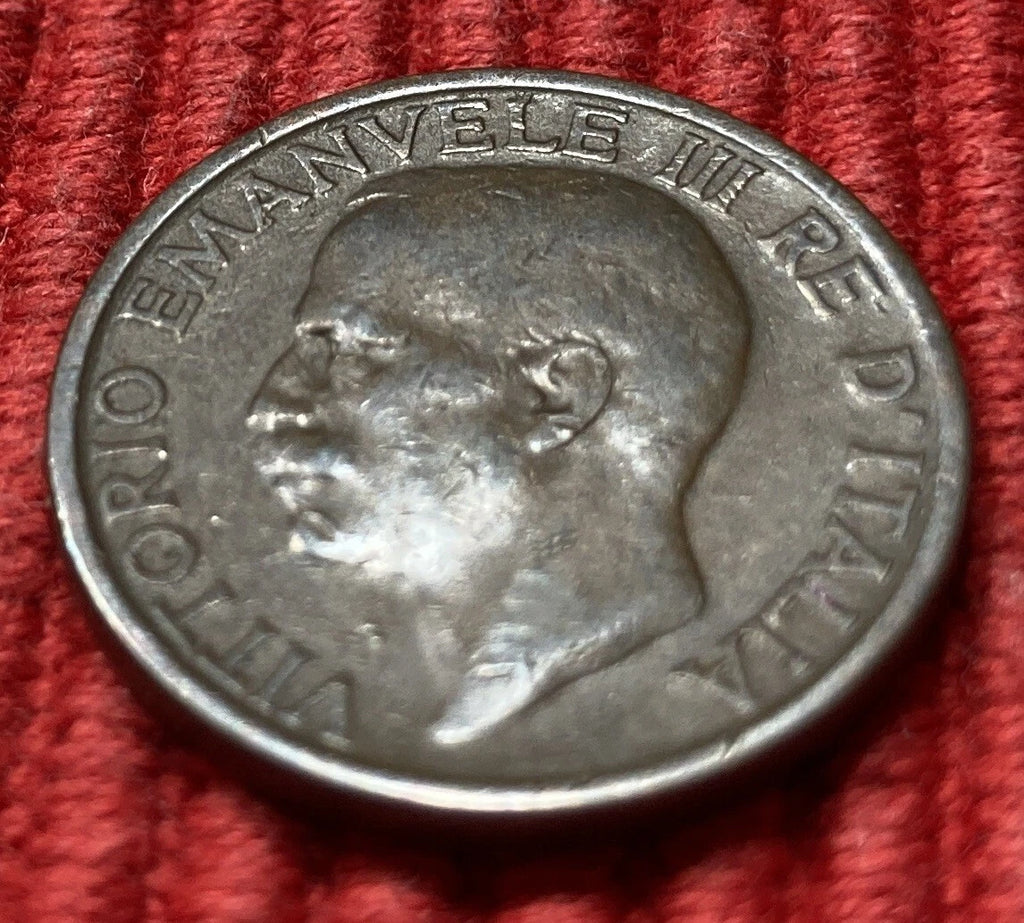 10 Centesimi 1920 R | Italien | König Vittorio Emanuele III. | Kupfer | Historische Münze