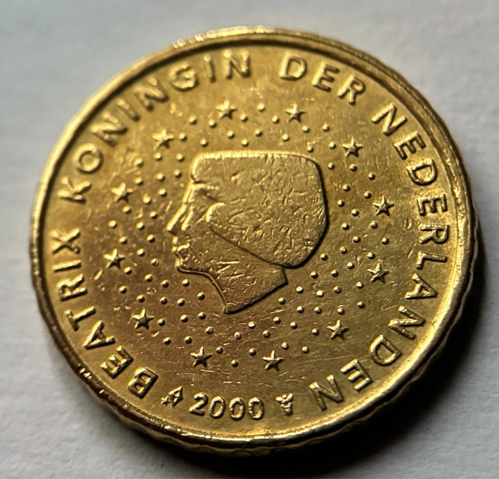 10 Cent 2000 | Niederlande | Königin Beatrix | Nordisches Gold Münze