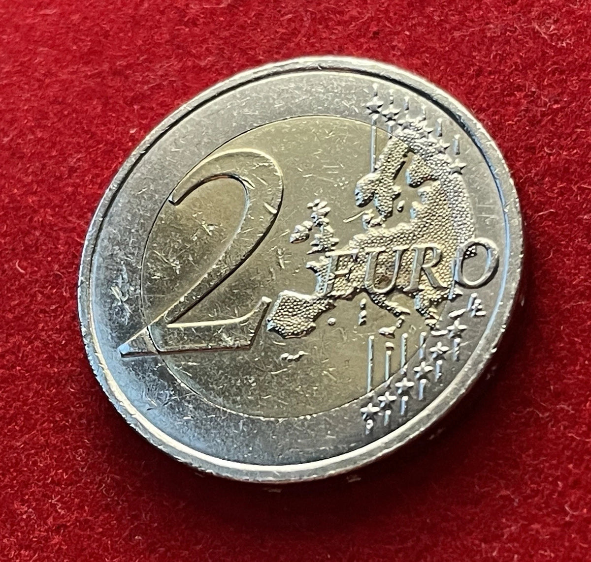 2 Euro 2012 | Frankreich | 10 Jahre Einführung des Euro | Bi-Metall Gedenkmünze | schön