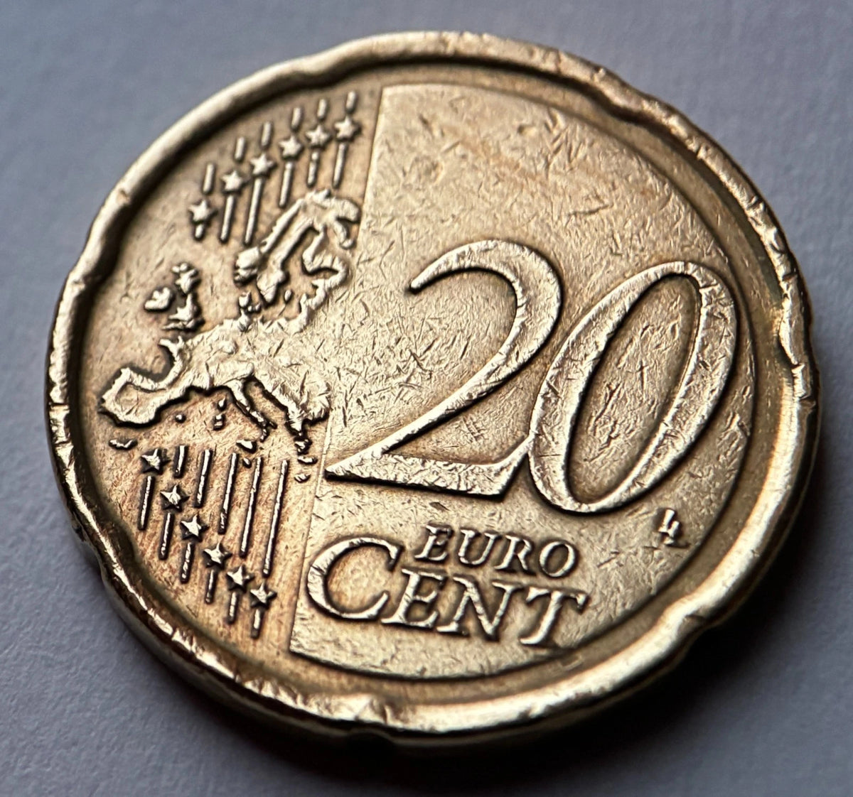 20 Cent 2009 | Slowakei | Burg Bratislava | SLOVENSKO | Münze aus Nordischem Gold | schön