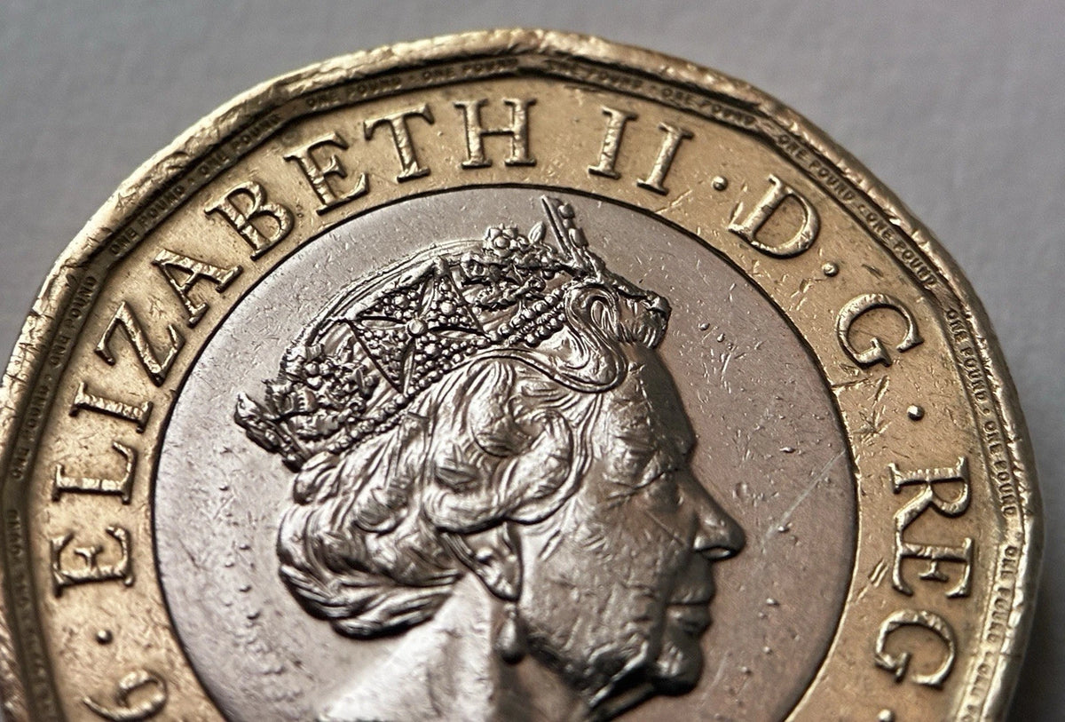 1 Pfund 2016 – Königin Elizabeth II. – Großbritannien – Seltene Fehlprägung / Rarität