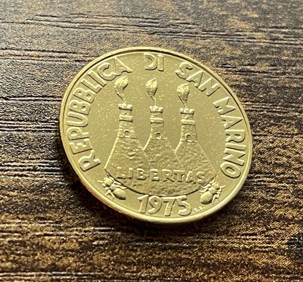20 Lire 1975 | San Marino | Tierliebe | Aluminiumbronze Münze | schön