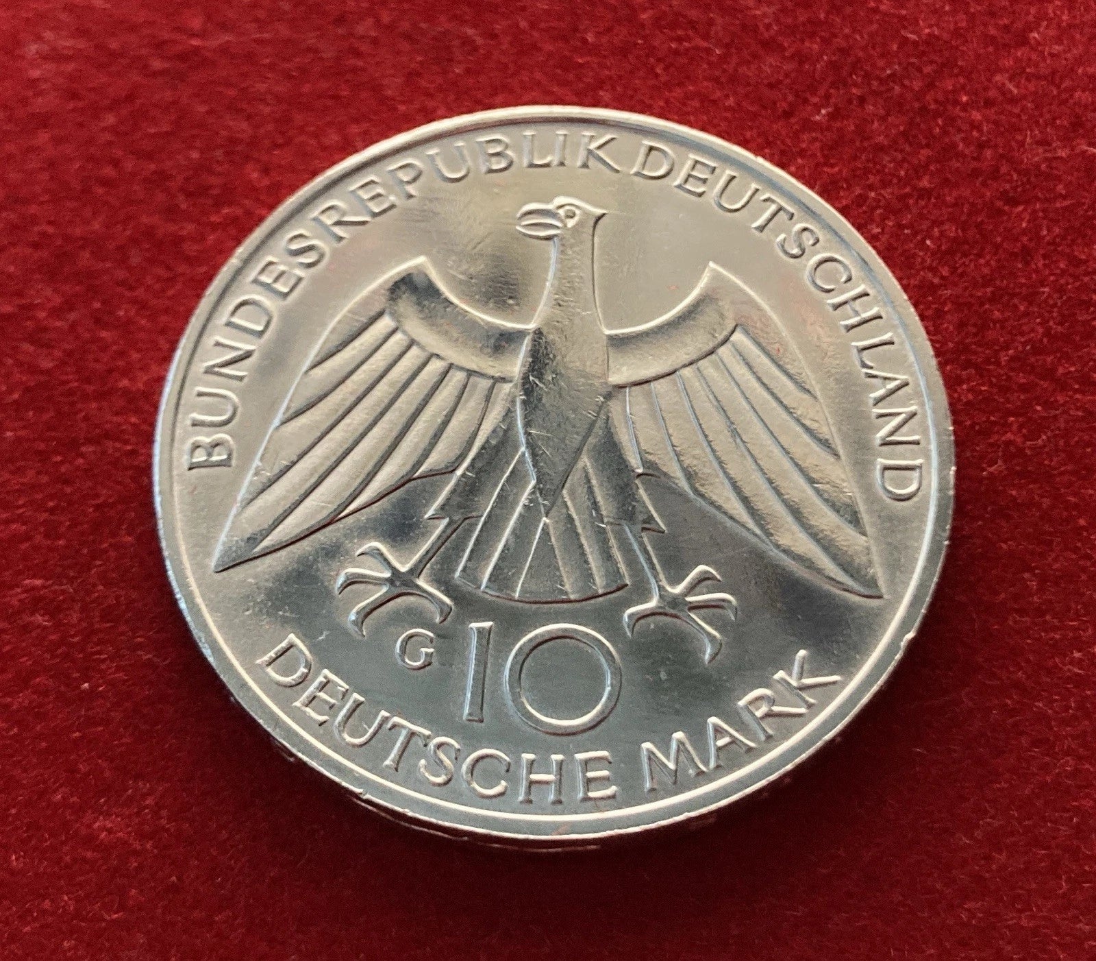 10 Deutsche Mark 1972 G | BRD | Olympische Spiele München | 625er Silber Münze | vorzüglich