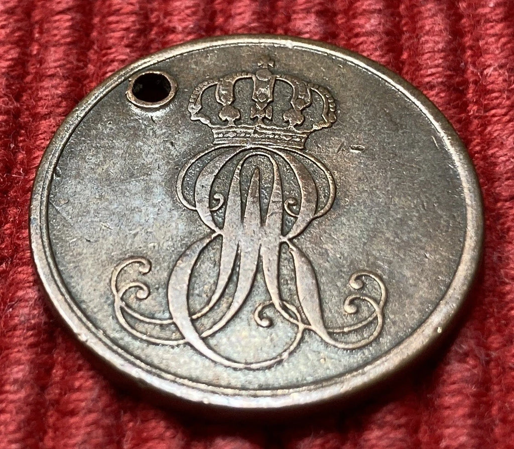 2 Pfennige 1846 A | Königreich Hannover | Ernst August I. | Kupfer-Münze