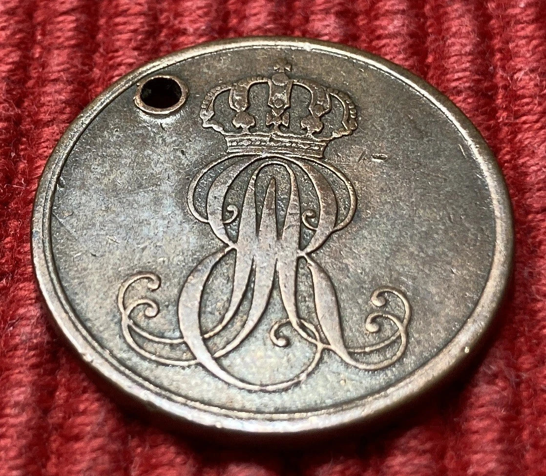 2 Pfennige 1846 A | Königreich Hannover | Ernst August I. | Kupfer-Münze