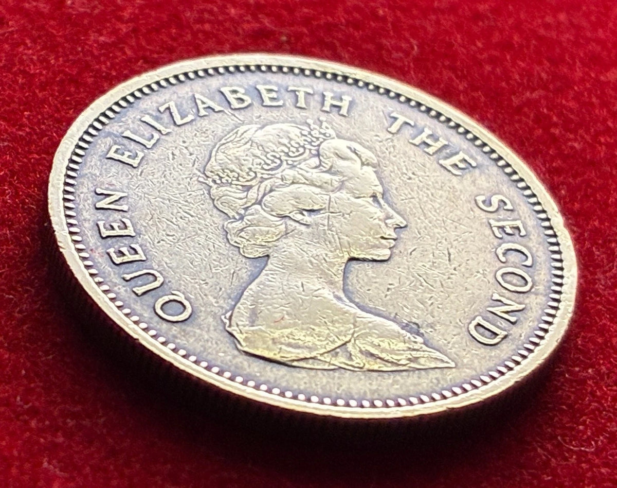 50 Cents 1978 | Hongkong | Königin Elizabeth II. | Nickel-Messing | Asiatische Münze | schön