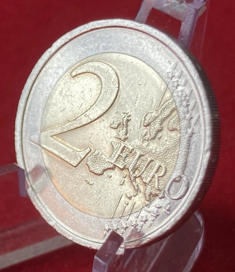 2 Euro 2016 | Irland | 100 Jahre Osteraufstand | Hibernia | Bi-Metall Gedenkmünze | Leicht dezentriert | schön