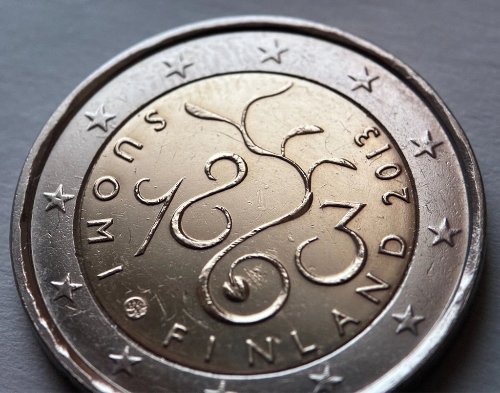 2 Euro 2013 | Finnland | 150. Jahrestag der 1. Sitzung des Parlaments | Bi-Metall Münze