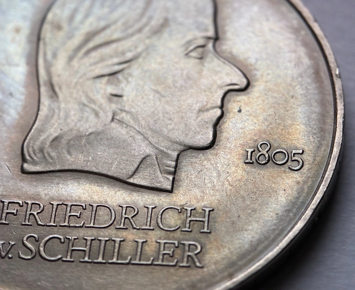 20 Mark 1972 A | Deutsche Demokratische Republik (DDR) | Friedrich von Schiller | Gedenkmünze aus Kupfer-Zink | schön