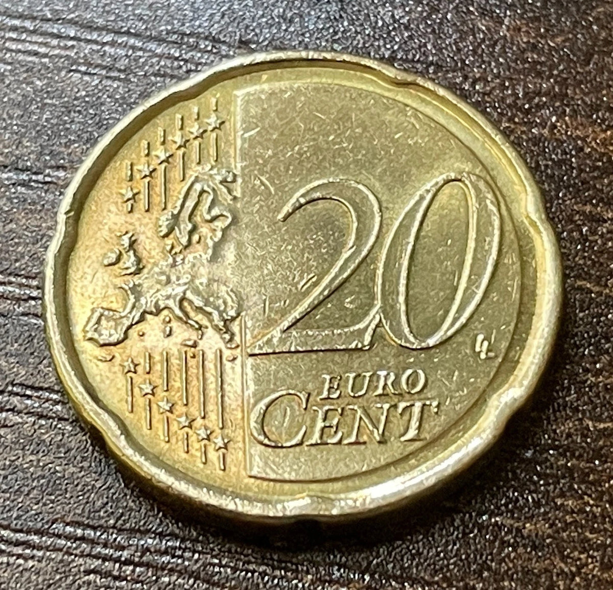 20 Cent 2008 | Zypern | Schiff von Kyrenia | Münze aus Nordischem Gold | sehr schön