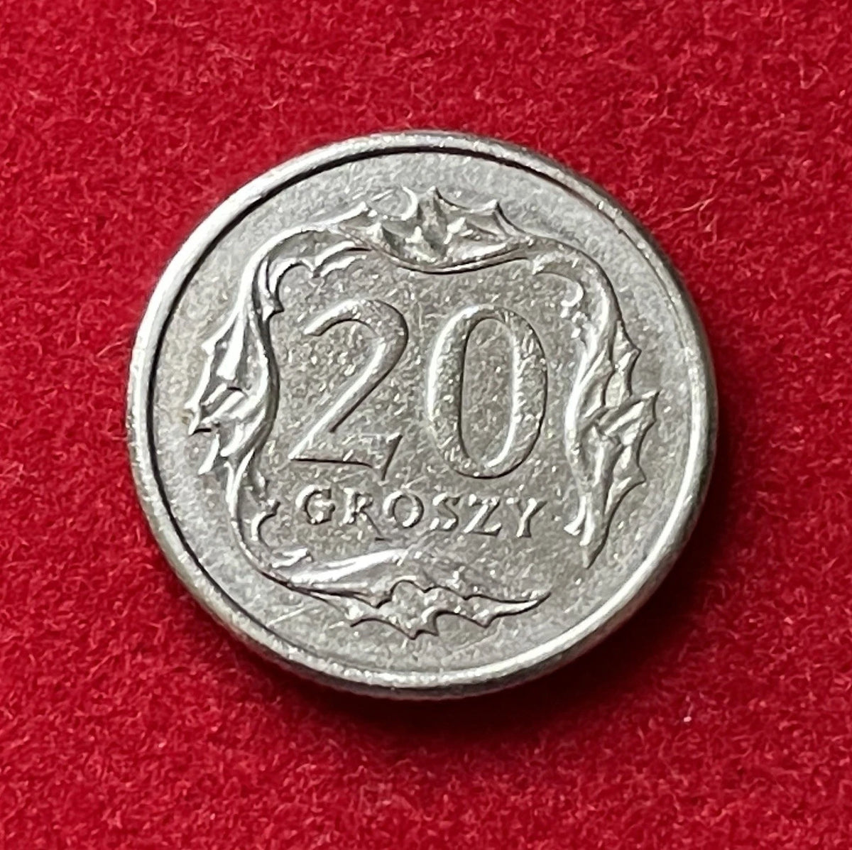 20 Groszy 2008 | Polen | Polnischer Zloty | Kupfer-Nickel Münze | schön