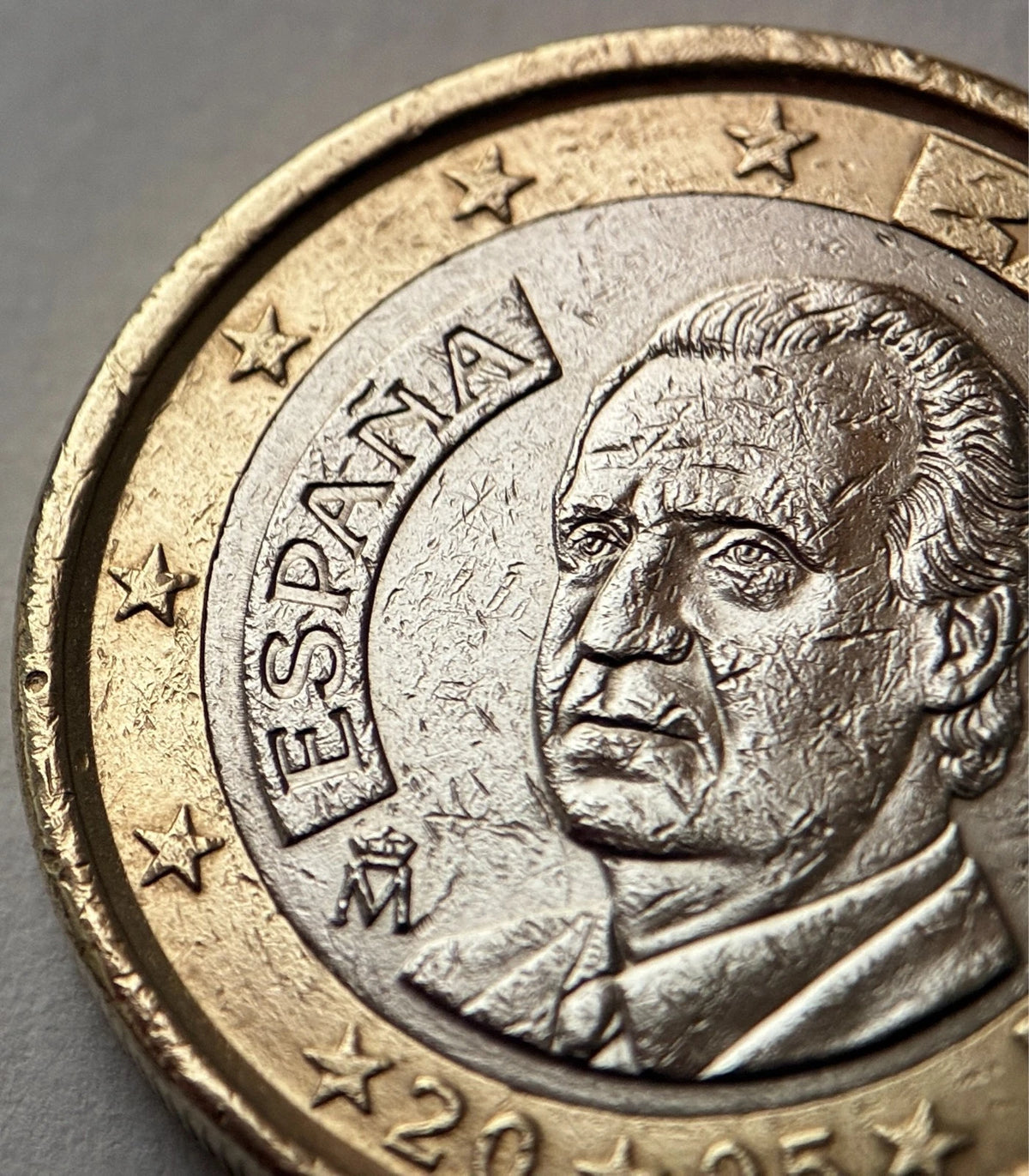 1 Euro 2005 | Spanien | König Juan Carlos I. | Bi-Metall Münze