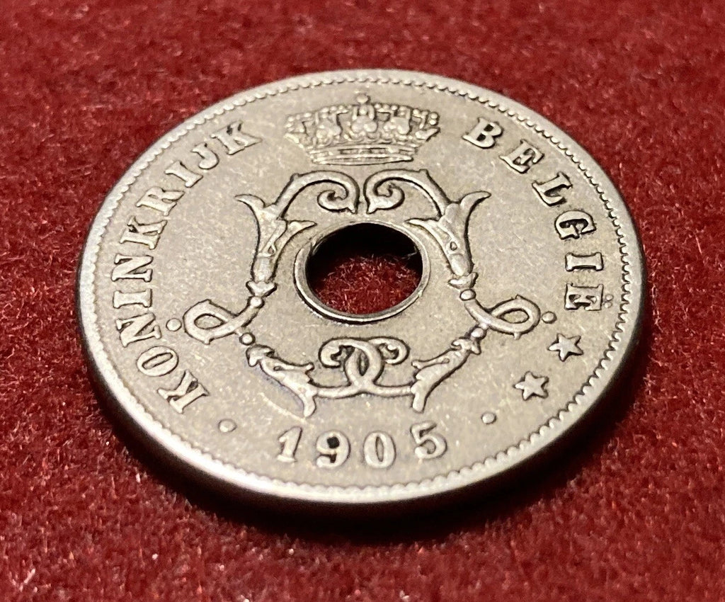 10 Centimes 1905 | Belgien | König Leopold II | Vorzüglicher Zustand