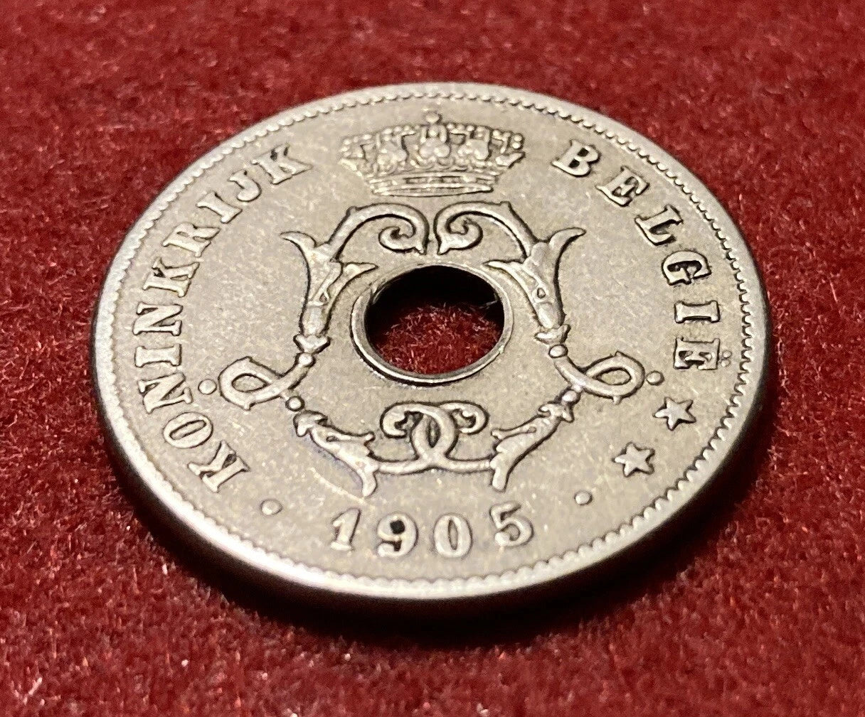10 Centimes 1905 | Belgien | König Leopold II | Vorzüglicher Zustand
