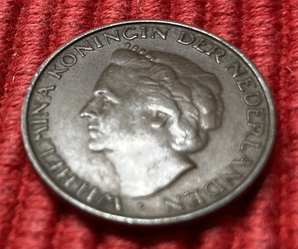 5 Cent 1948 | Niederlande | Königin Wilhelmina | Bronze Münze | sehr schön