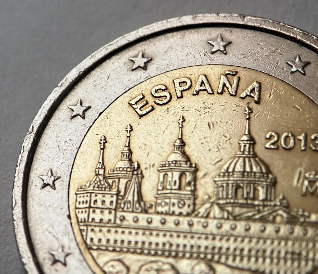 2 Euro 2013 | Spanien | Klosterschloss Escorial | Bi-Metall Gedenkmünze | schön