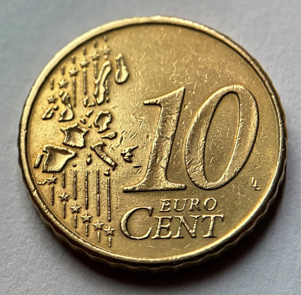 10 Cent 2002 F | Deutschland | Brandenburger Tor | Nordisches Gold Münze