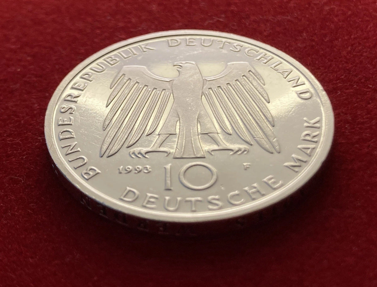 10 Deutsche Mark 1993 F | Bundesrepublik Deutschland | 1000 Jahre Potsdam | 625er Silbermünze | vorzüglich
