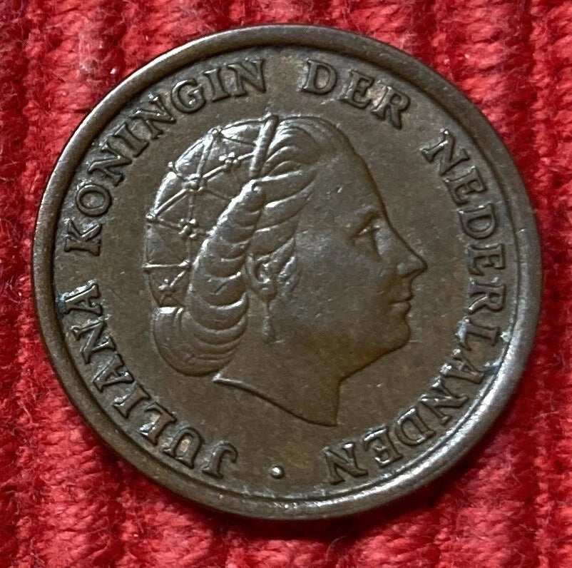 1 Cent 1951 | Niederlande | Juliana Koningin der Nederlanden | Münze aus Bronze | Sehr guter Zustand